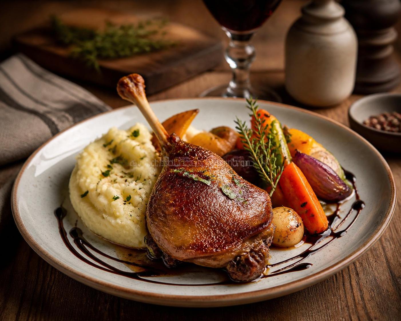 découvrez quelles saveurs accompagnent parfaitement le confit de canard pour sublimer ce plat traditionnel français et régaler vos papilles.