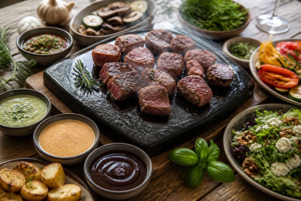 découvrez comment choisir les accompagnements parfaits pour votre pierrade afin de sublimer les saveurs de la viande et ravir vos papilles.