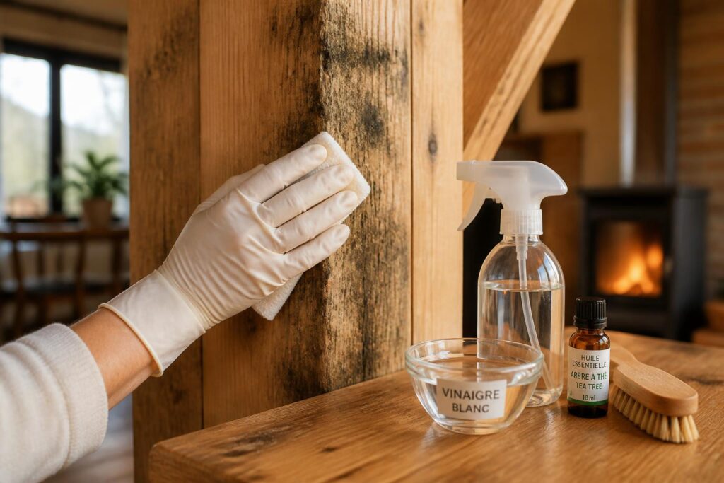 découvrez des solutions naturelles efficaces pour enlever la moisissure sur le bois et protéger vos surfaces tout en respectant l'environnement.