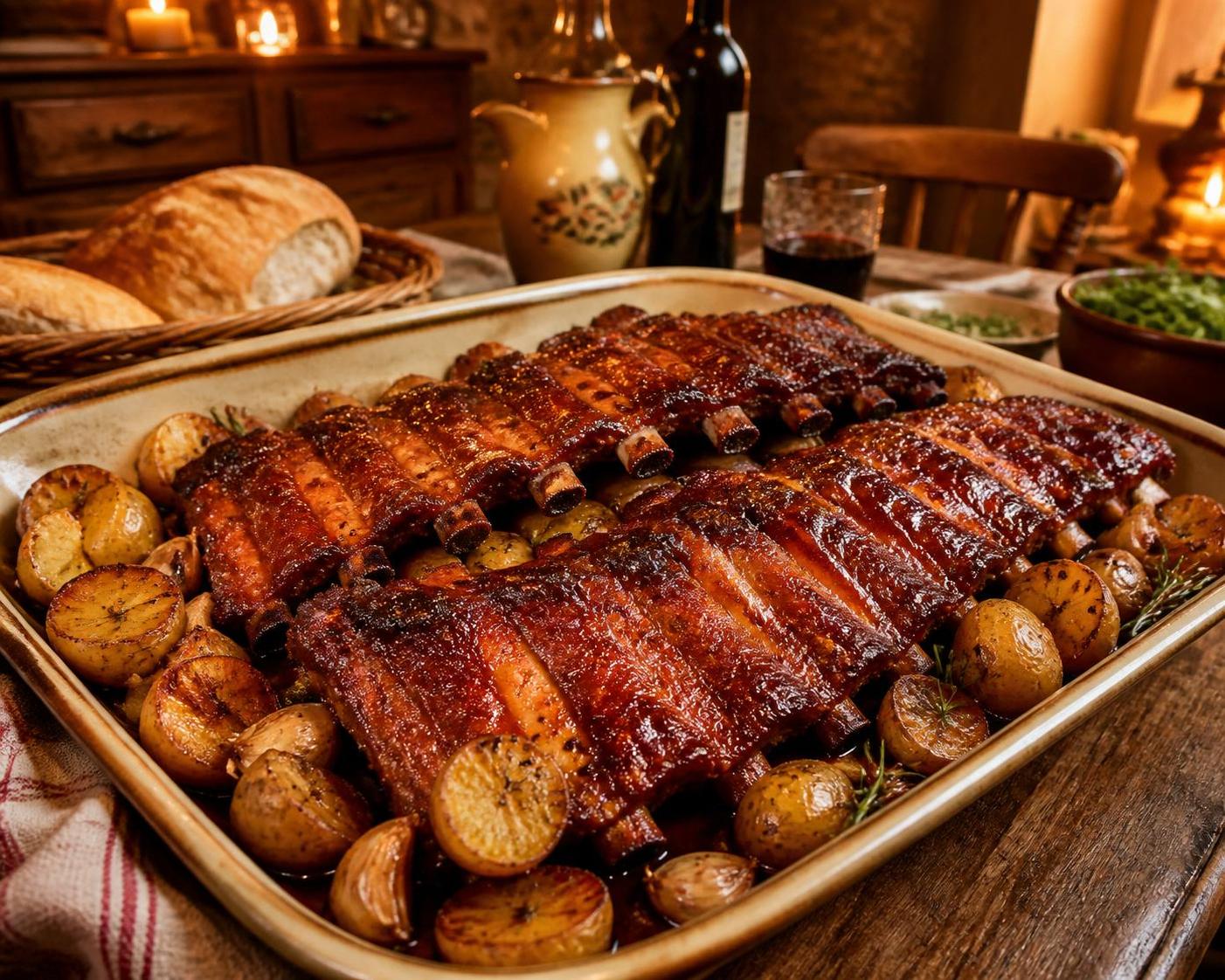 découvrez comment préparer des travers de porc au four avec cette recette simple et rapide pour obtenir une viande tendre et savoureuse à chaque fois.