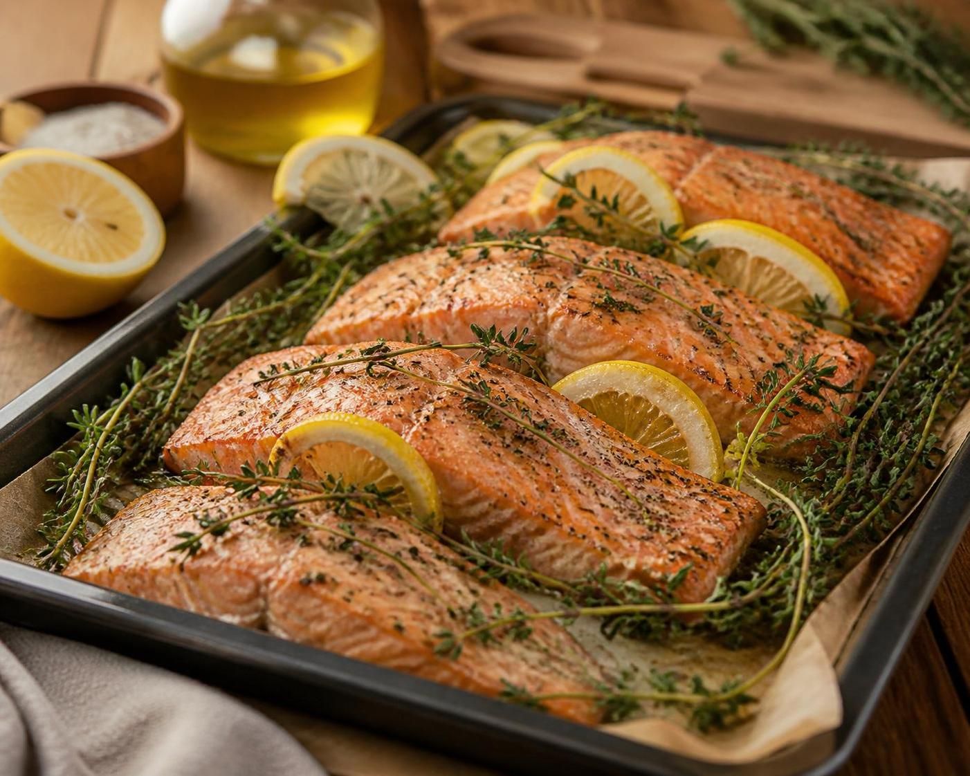 découvrez nos astuces simples et efficaces pour préparer des filets de saumon au four, savoureux et rapides à réaliser. idéal pour des repas gourmands et équilibrés en un rien de temps.