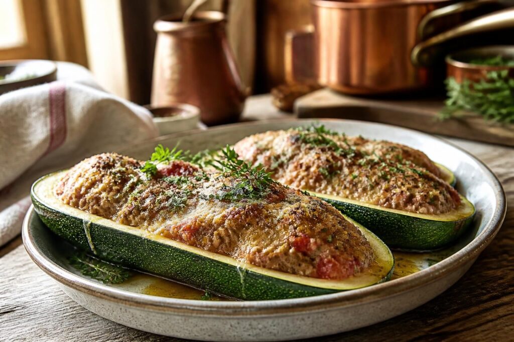 découvrez la recette traditionnelle des courgettes farcies à l'ancienne, un plat savoureux et authentique qui ravira vos papilles et vos convives.