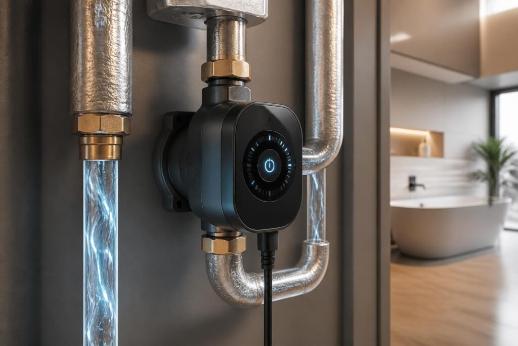 découvrez le fonctionnement et l'automatisation du circulateur d'eau chaude sanitaire intelligent pour optimiser votre confort et économiser de l'énergie.