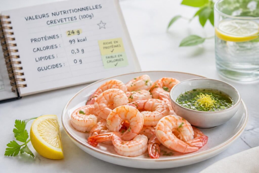découvrez les calories contenues dans 100 g de crevettes et leurs apports en protéines essentiels pour optimiser votre régime alimentaire.