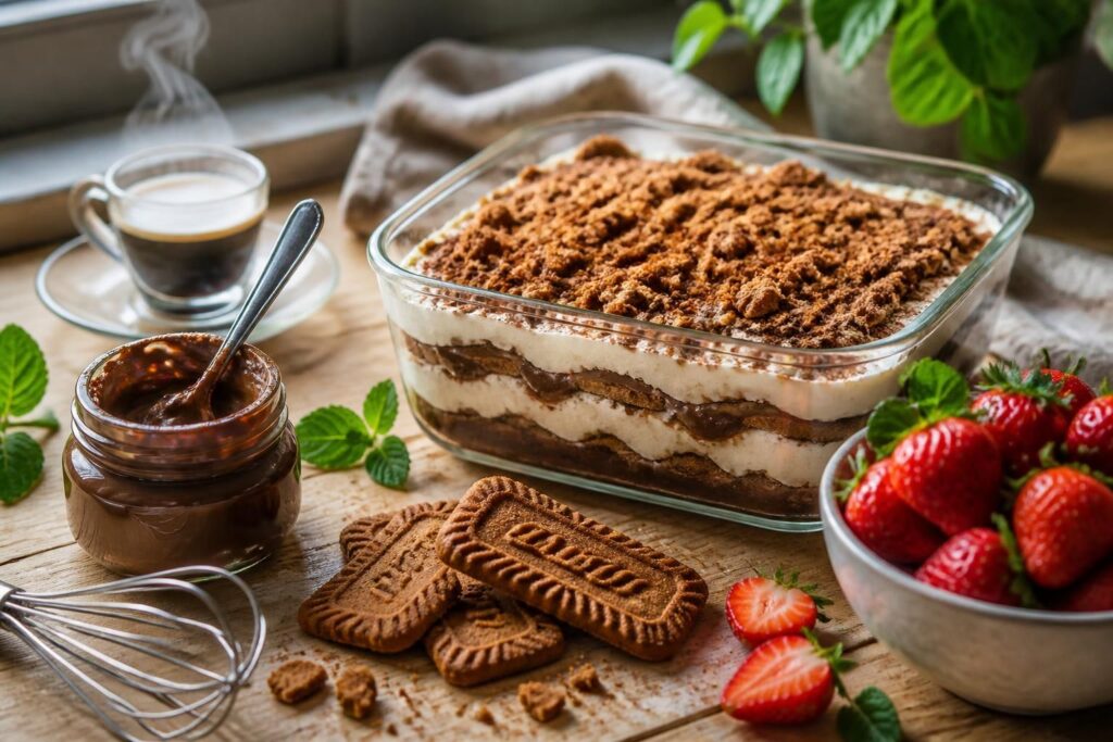 découvrez des idées gourmandes pour préparer un tiramisu original avec des ingrédients savoureux comme les spéculoos, le nutella ou les fraises. recettes faciles et délicieuses pour régaler vos papilles.